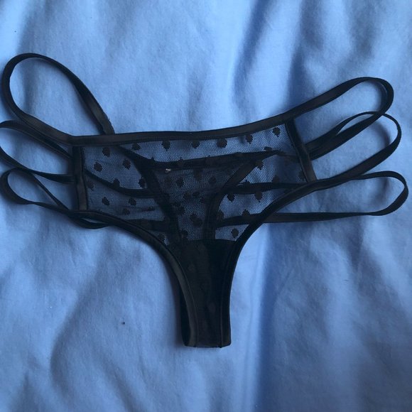 BLUEBELLA Black Thong - Picture 1 of 2